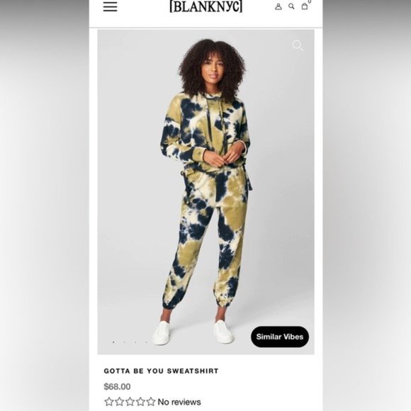 Blank NYC Gotta Be You Tie Dye Hoodie Sweatshirt - Size Small  NWT - Picture 3 of 8